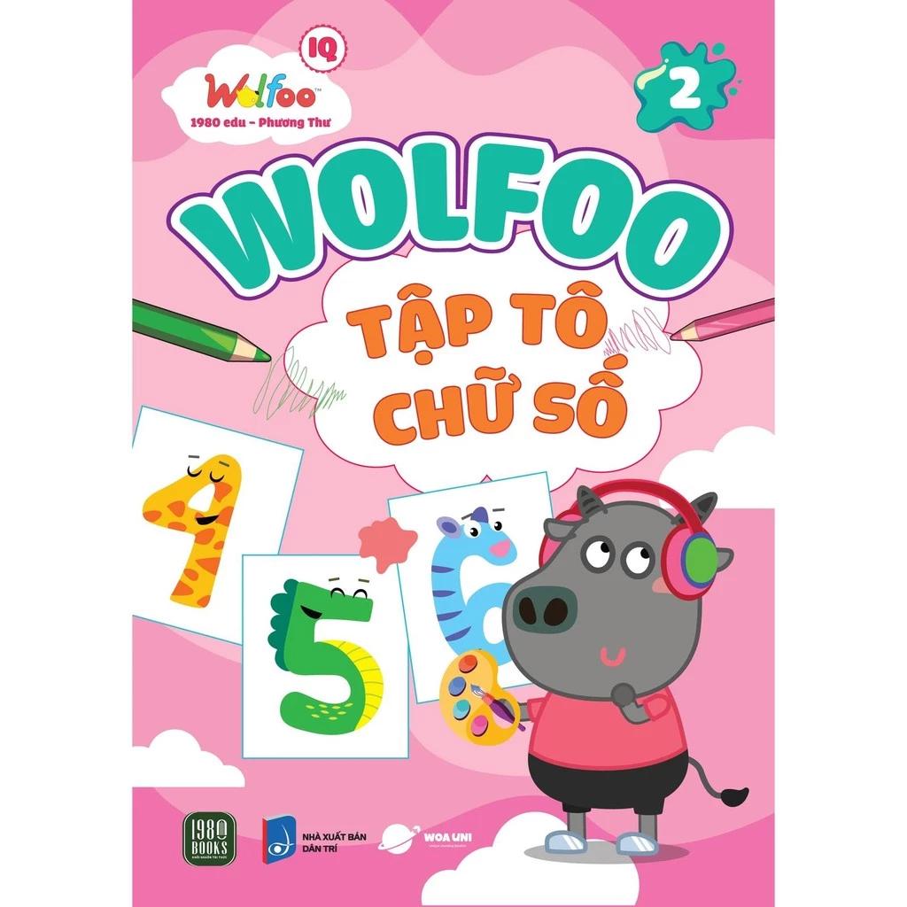 Sách Wolfoo Tập Tô Chữ Số - Tập 2 - Bản Quyền