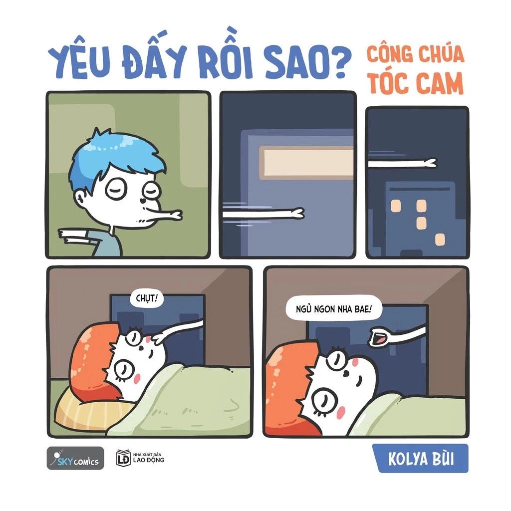 Sách Yêu Đấy Rồi Sao? - Công Chúa Tóc Cam - Bản Quyền