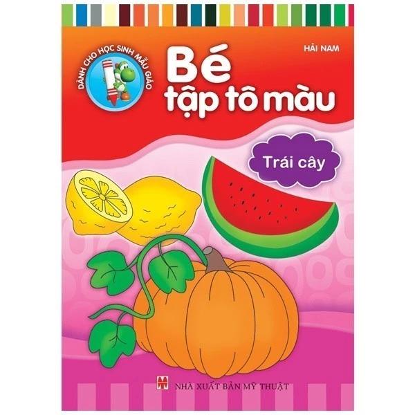 Sách_Bé Tập Tô Màu - Trái Cây - Bản Quyền