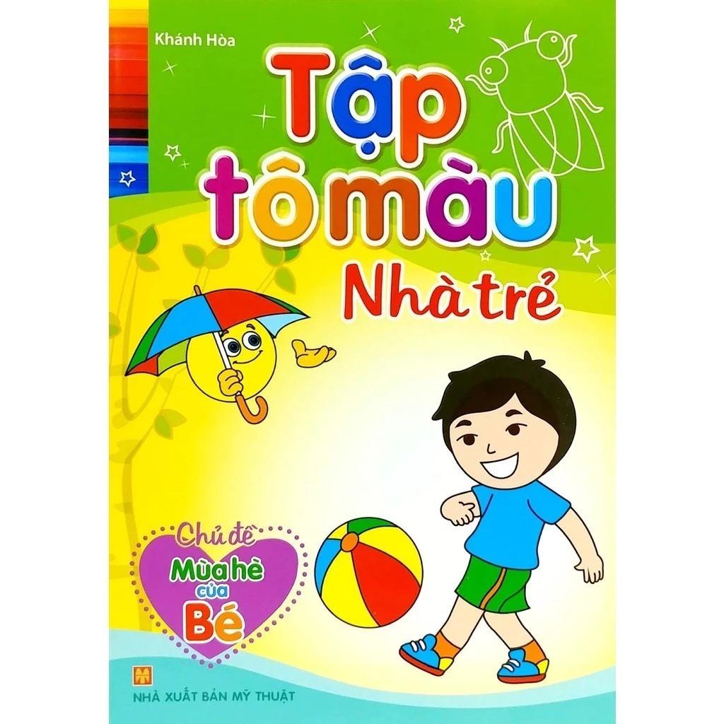 Sách_Tập Tô Màu Nhà Trẻ - Chủ Đề Mùa Hè Của Bé - Bản Quyền