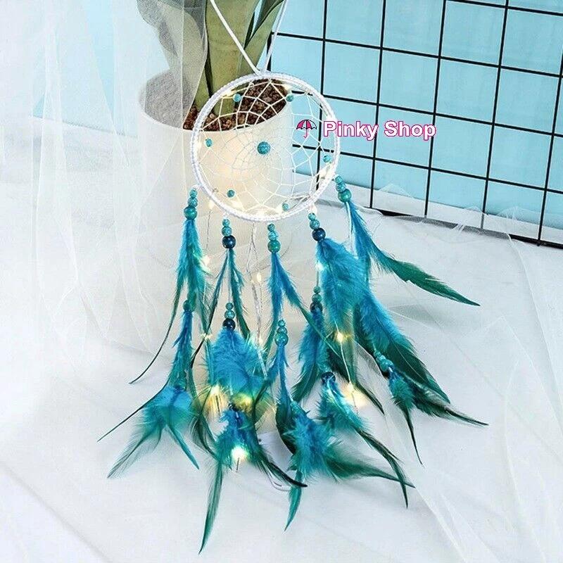 [sale kịch sàn] Dreamcatcher màu xanh dại dương cực đẹp ảnh thật quà tặng trang trí nhà cửa độc đáo Pinky Shop