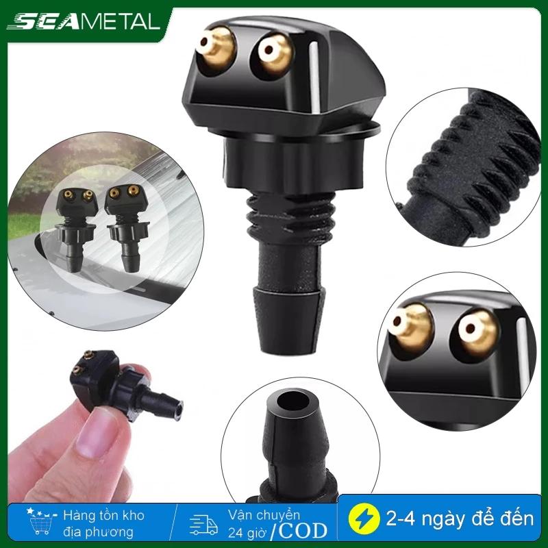 Seametal Cần gạt nước ô tô Máy rửa vòi phun vòi phun hai lỗ gạt nước Máy bay phản lực nước có thể điều chỉnh Đầu nối vòi phun Bộ dụng cụ giặt