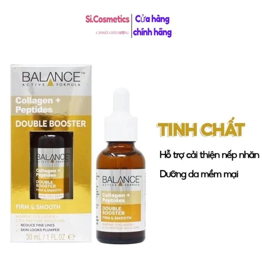 Serum Balance COLLAGEN + PEPTIDES Double Booster Ngừa Lão Hoá, Giảm Nếp Nhăn 30ml