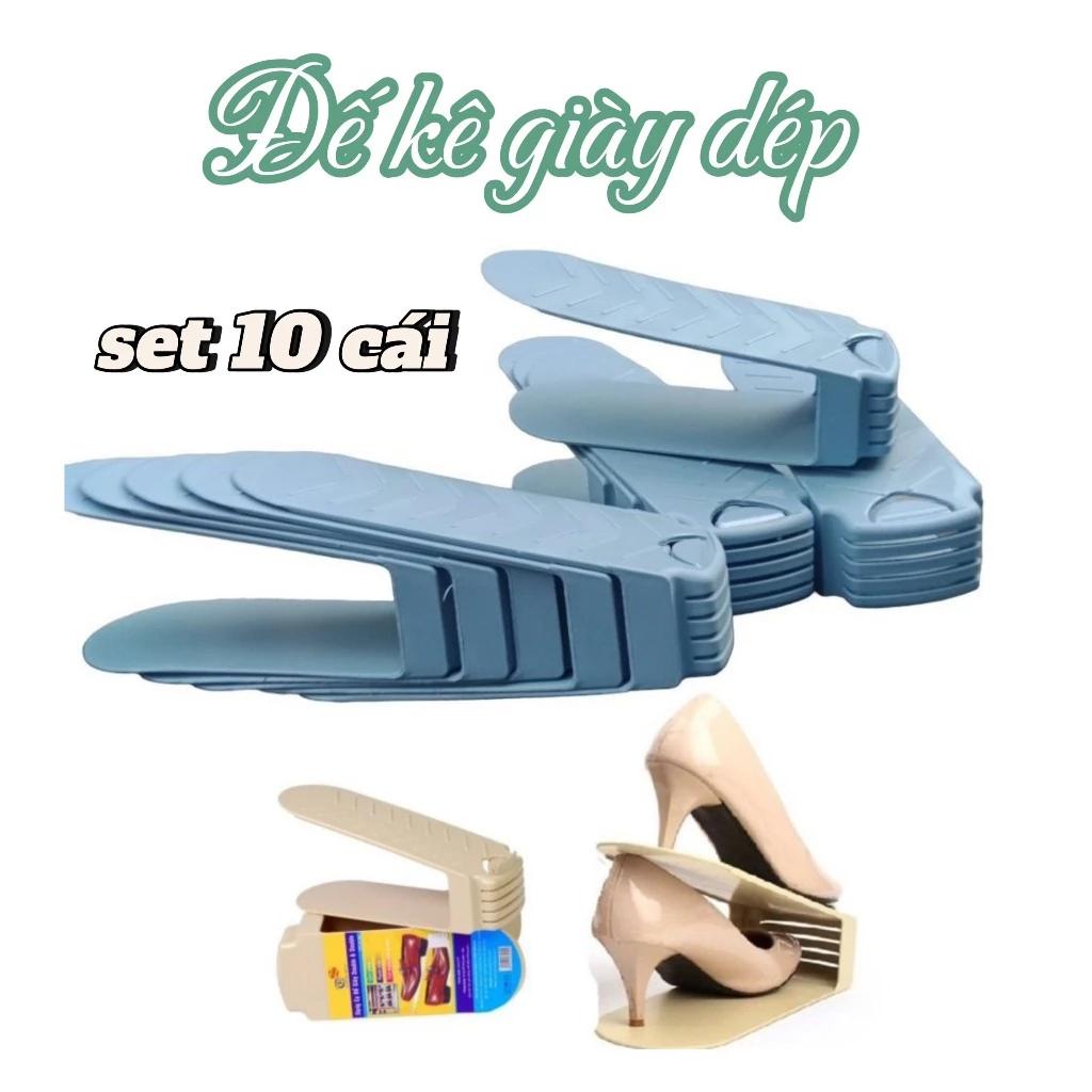 Set 10 Đế Để Giày Dép Tiết Kiệm - Giá để giày dép Ts-5138 Kệ Để Giày - Khay Đựng Giày Mới