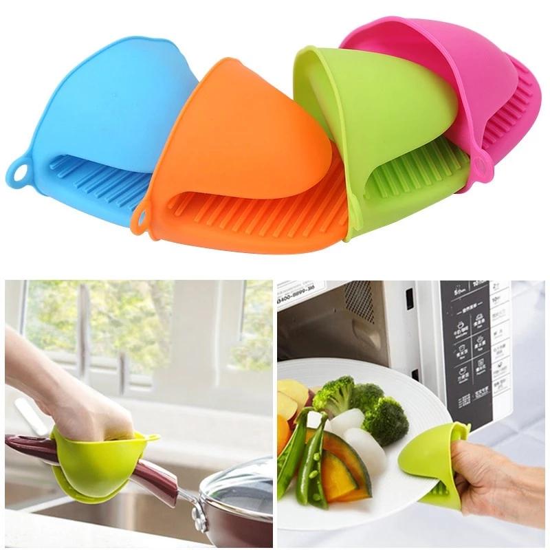 Set 2 cái miếng nhấc nồi tránh bỏng tay silicon tiện lợi - NHẤC NỒI SILICON