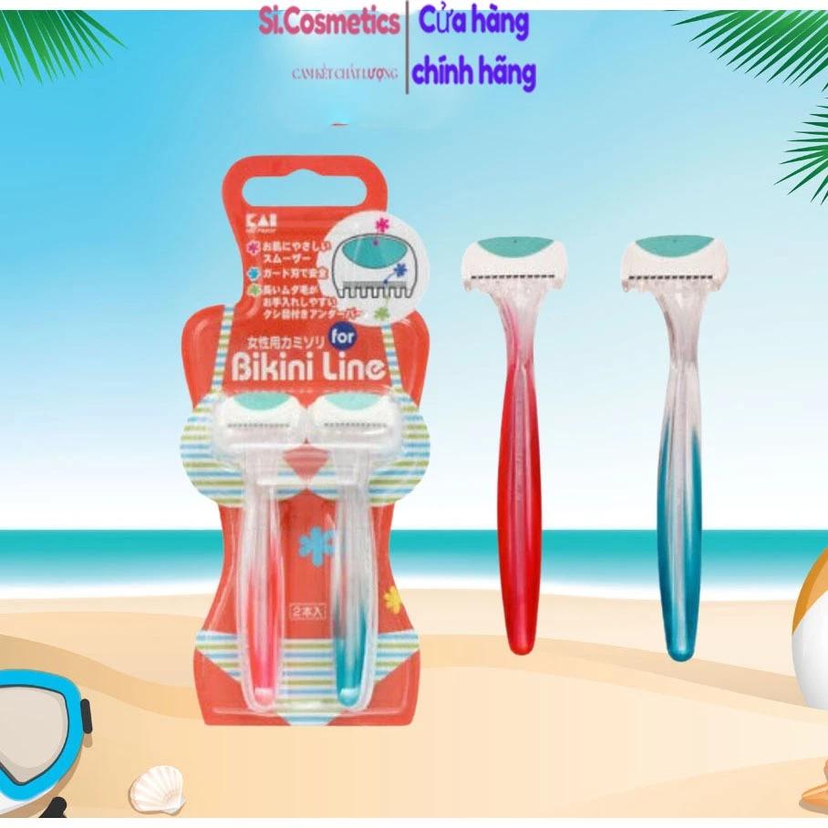 Set 2 Dao Cạo Vùng Kín Bikini Nữ, Nam KAI - Nhật Bản