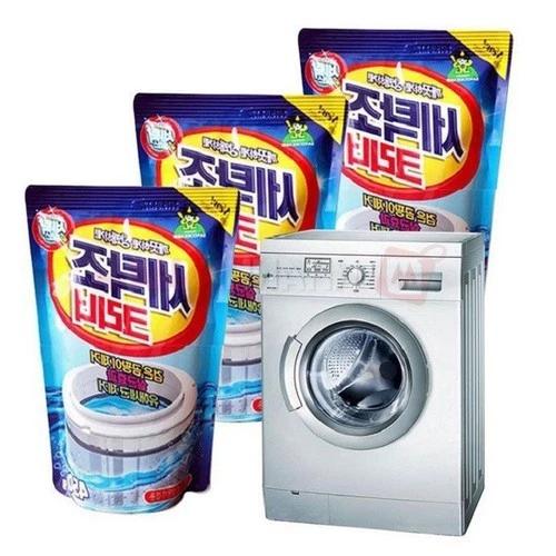 SET 2 Túi Bột tẩy lồng máy giặt diệt khuẩn 450gram