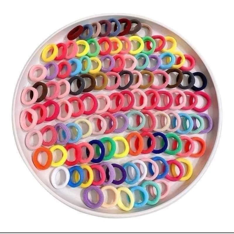 SET 30 DÂY MINI CỘT TÓC MÀU NGẪU NHIÊN