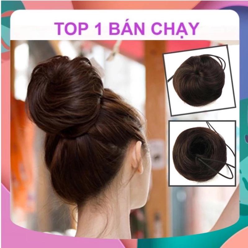 [SHOP UY TÍN] ?TÓC BÚI TRÒN CAO CẤP?ĐỦ MÀU KÈM HÌNH THẬT
