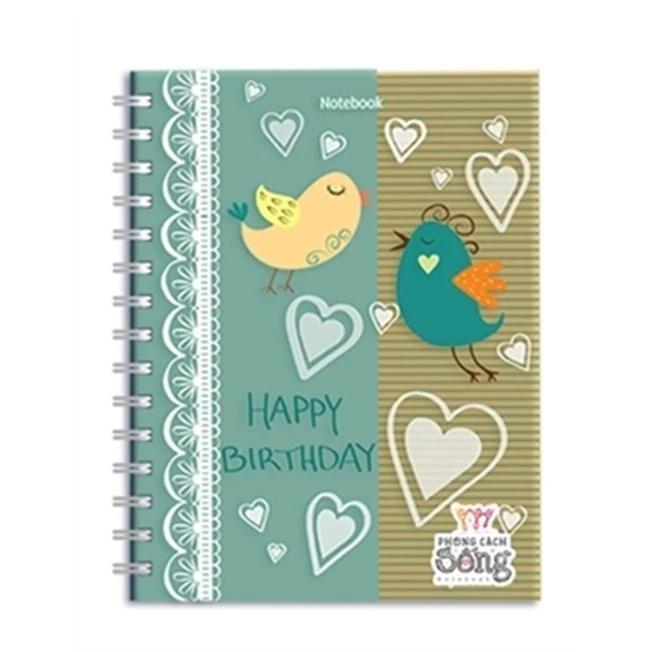 Sổ Tay Ghi Chép MinhLongBook: Phong Cách Sống - Happy Birthday - Bản Quyền