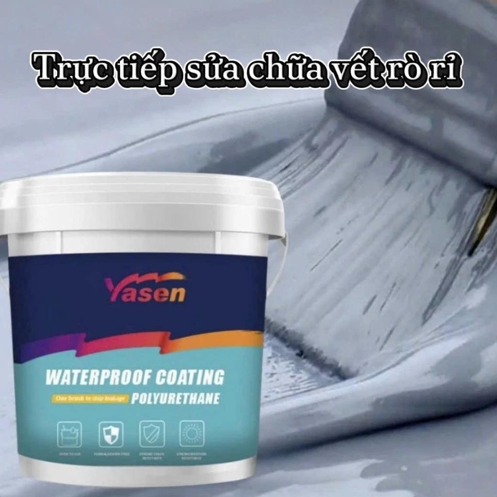 Sơn Chống Thấm Rò Rỉ Vết Nứt Mái Nhà Tường Nhà 300G – Sơn Quét Sửa Chữa Vết Rò Rỉ Thấm Dột Trên Bề Mặt Sàn Nhà, Tường