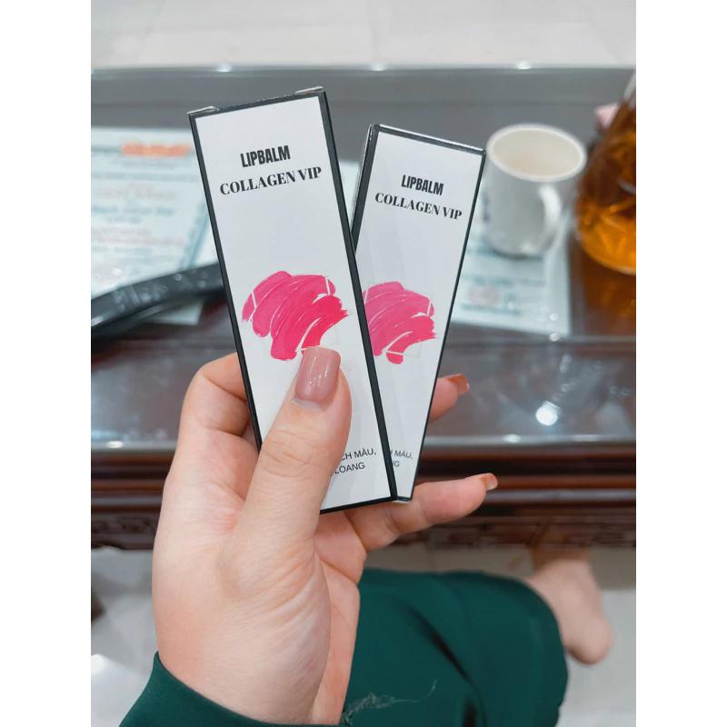 SON KEM DƯỠNG MÔI COLLAGEN [MẪU MỚI] CÓ MÀU DÙNG ĐƯỢC CHO BÀ BẦU GIÚP GIẢM THÂM MÔI KÍCH MÀU SAU PHUN XĂM DƯỠNG ẨM MÔI