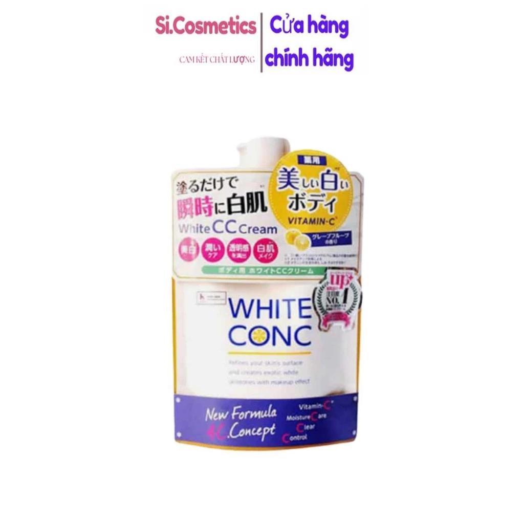 Sữa dưỡng thể trắng da White Conc Body CC Cream Túi 200g Nhật Bản