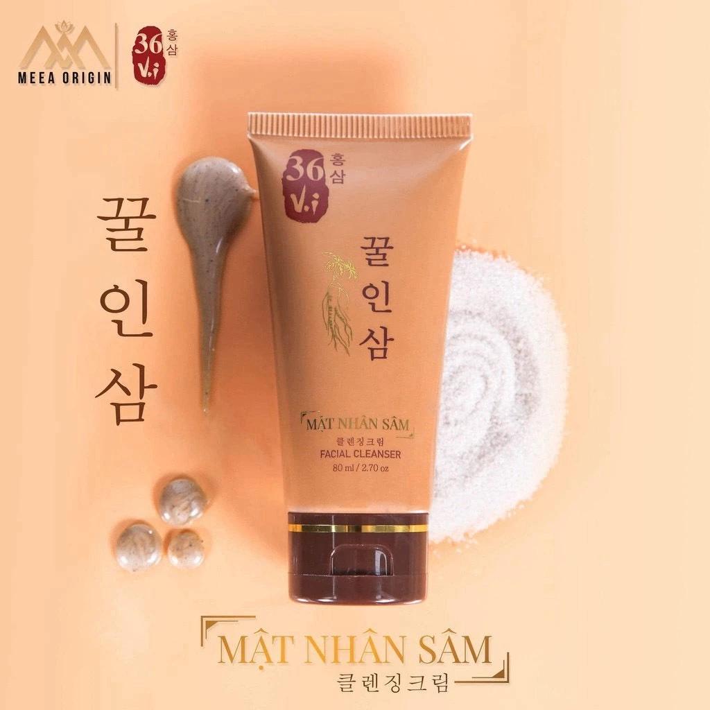 Sữa Rửa Mặt 36 Vị Mật Nhân Sâm - Sữa Rửa Mặt Cao Mụn Sâm Đỏ 36 Vị MeeA Origin Chính Hãng