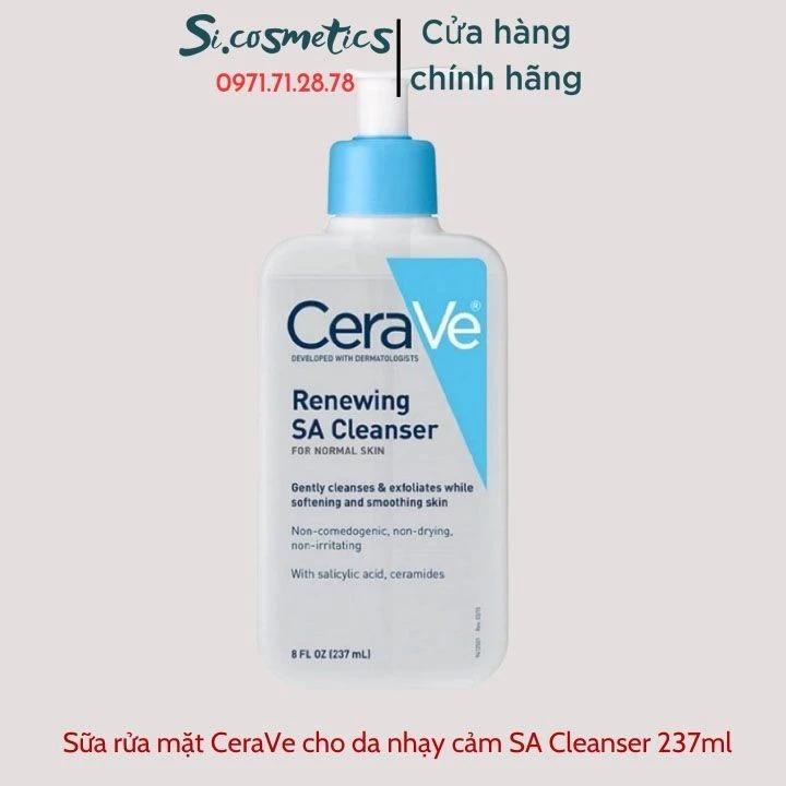 Sữa rửa mặt CeraVe cho da nhạy cảm SA Cleanser 237ml