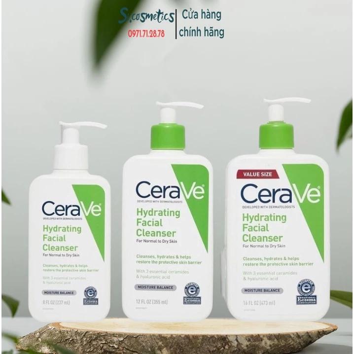 Sữa Rửa Mặt CeraVe Hydrating Cleanser 237ml / 355ml / 473ml