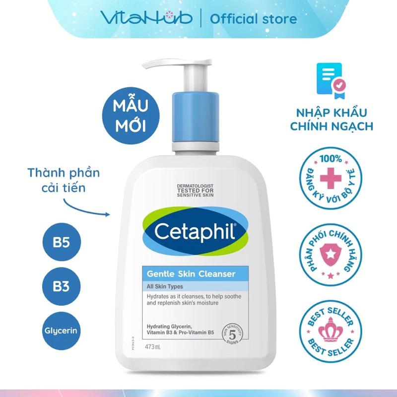Sữa rửa mặt cetaphil 473ml cho da dầu và da nhậy cảm