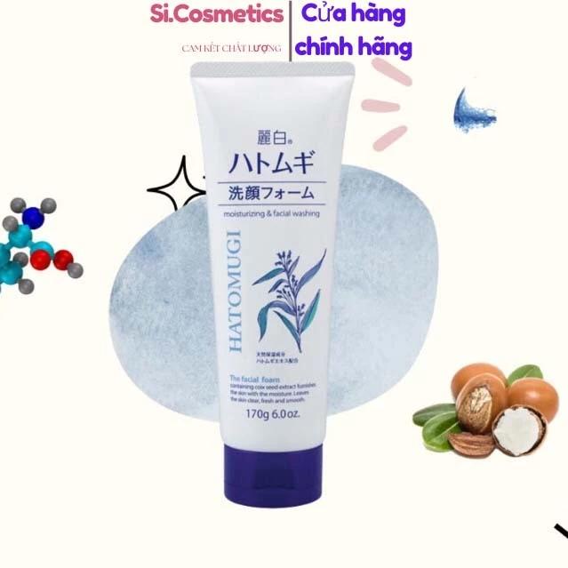 Sữa Rửa Mặt Làm Sáng Da Reihaku Hatomugi Facial Foam 170g