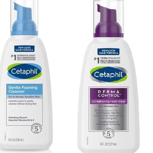Sữa Rửa Mặt Tạo Bọt dành cho da mụn và dầu Cetaphil Dermacontrol Oil Control 237ml