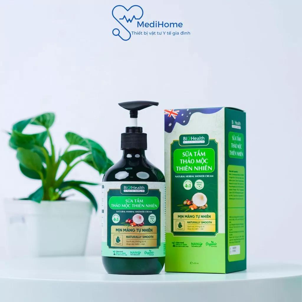 Sữa tắm 470ml Biohealth chiết xuất từ thiên nhiên làm mịn da khô, giảm mụn lưng