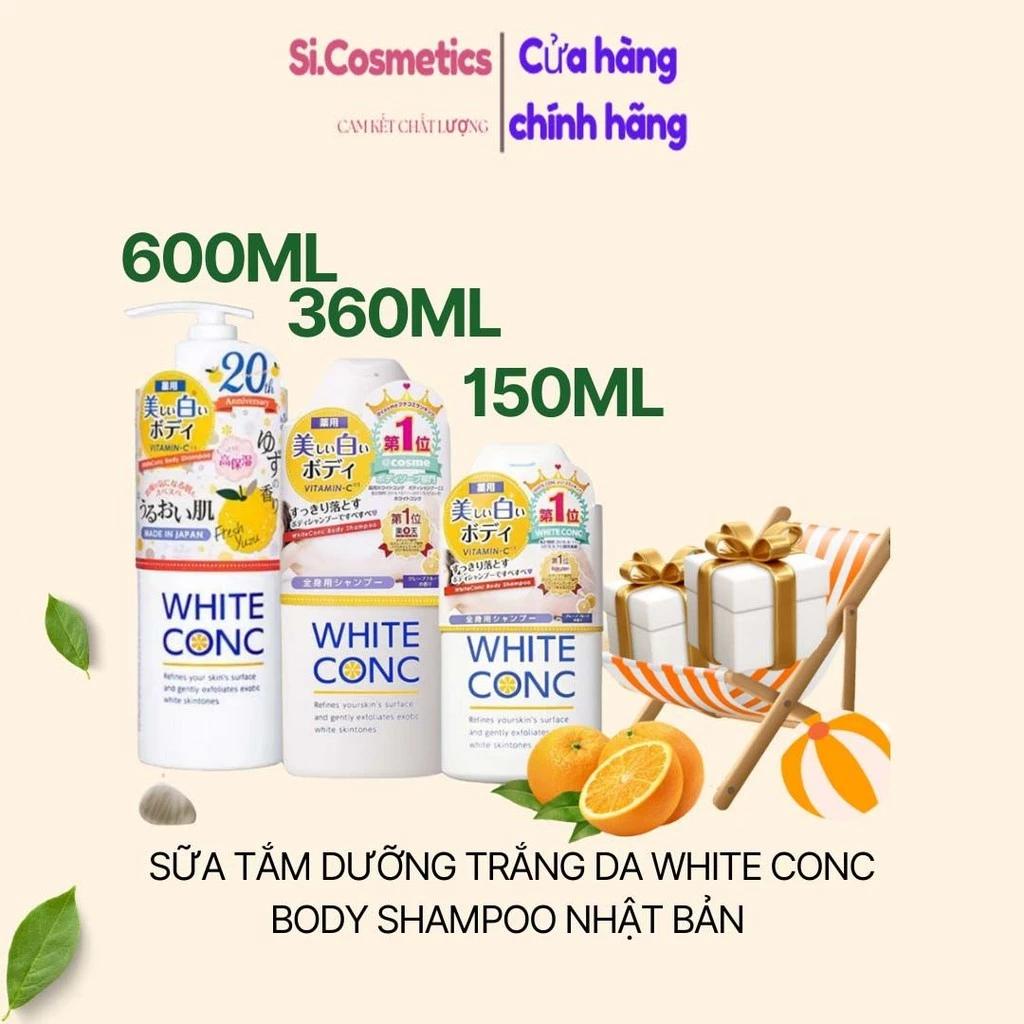 Sữa tắm dưỡng trắng da White Conc Body Shampoo CII Nhật Bản 150ml/360ml/600ml