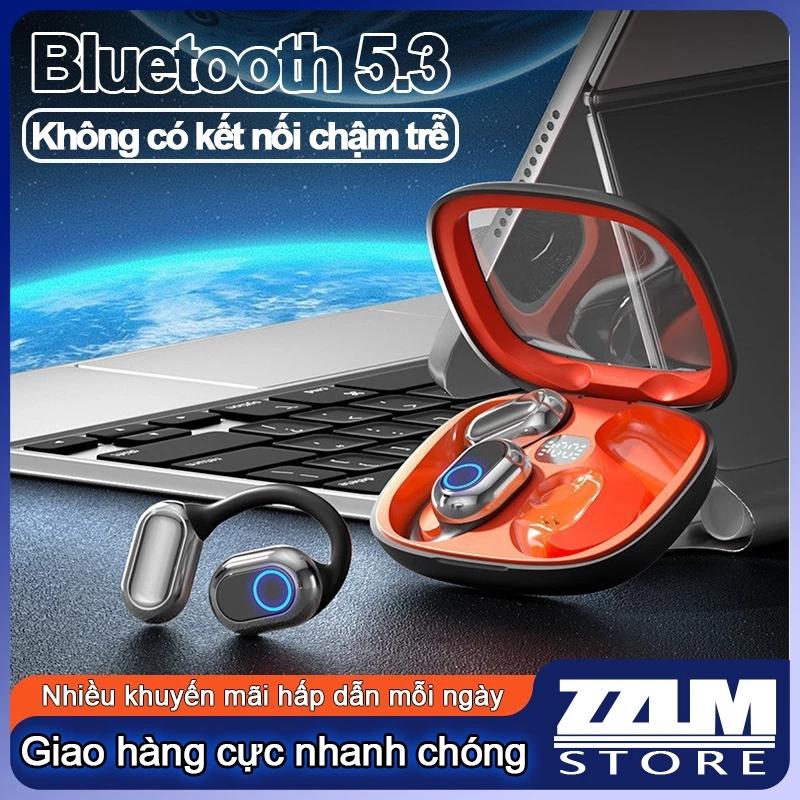 Tai nghe Bluetooth không dây gắn trên tai, dẫn truyền qua xương, tai nghe thể thao dạng mở, thời lượng pin cực dài