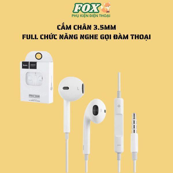 Tai nghe nhét tai có dây M1 jack 3.5mm full chức năng nghe gọi đàm thoại