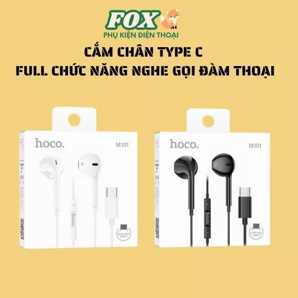 Tai nghe nhét tai có dây M101 Type C full chức năng nghe gọi đàm thoại