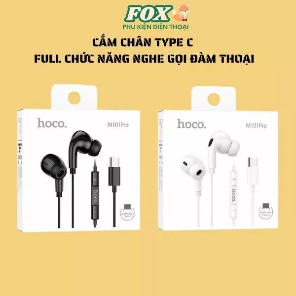 Tai nghe nhét tai có dây M101pro jack Type C full chức năng nghe gọi đàm thoại