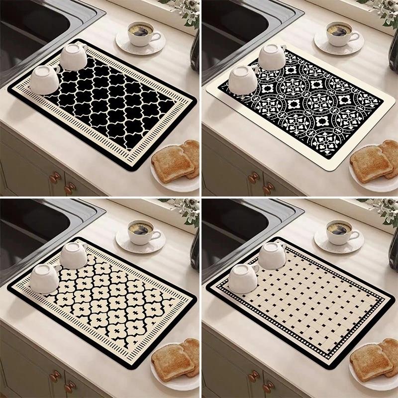 Tấm thoát nước cà phê chống mùi Thiết kế tối giản Thảm thoát nước gia đình Thảm bụi trang trí nội thất