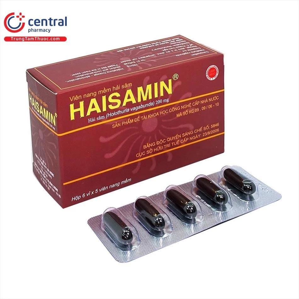 Tăng cường sinh lực nam giới, tăng cường thể lực Haisamin hộp 30 viên cam kết chính hãng