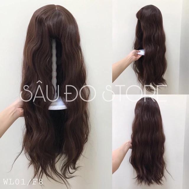 [TẶNG LƯỚI TRÙM] TÓC GIẢ HÀN QUỐC SÓNG NHẸ SANG CHẢNH HÌNH THẬT