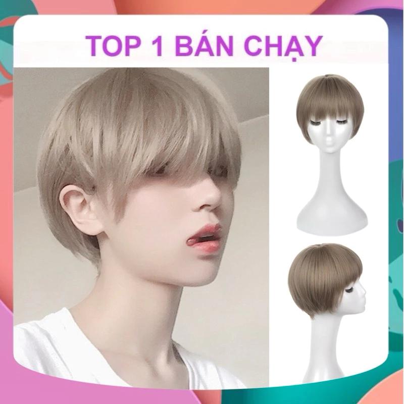 [TẶNG LƯỚI TRÙM] TÓC GIẢ LƯỚI HOA TOMBOY CÁ TÍNH HÌNH THẬT CHẤT TƠ CAO CẤP
