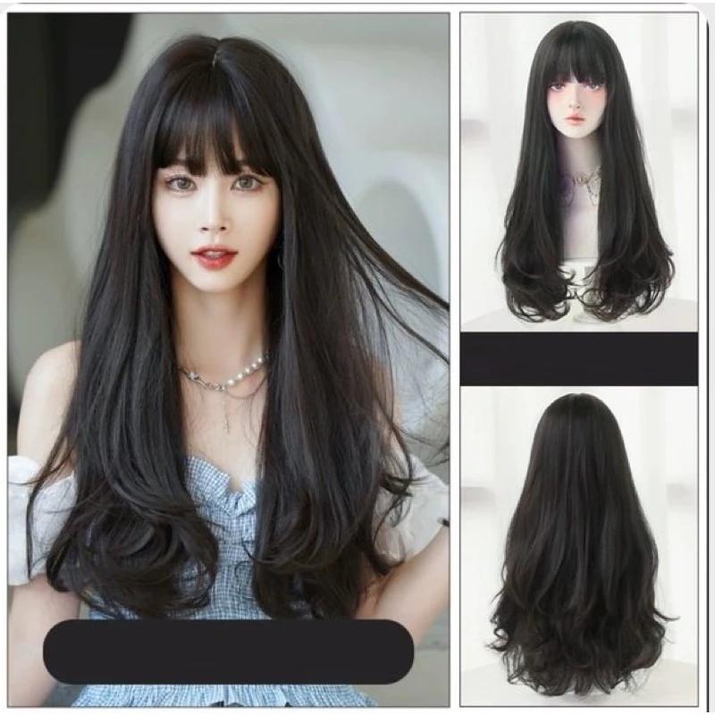 [TẶNG LƯỚI TRÙM] TÓC GIẢ NGUYÊN ĐẦU XOĂN ĐUÔI DÀI 55-60CM SIÊU ĐẸP DÀY DẶN