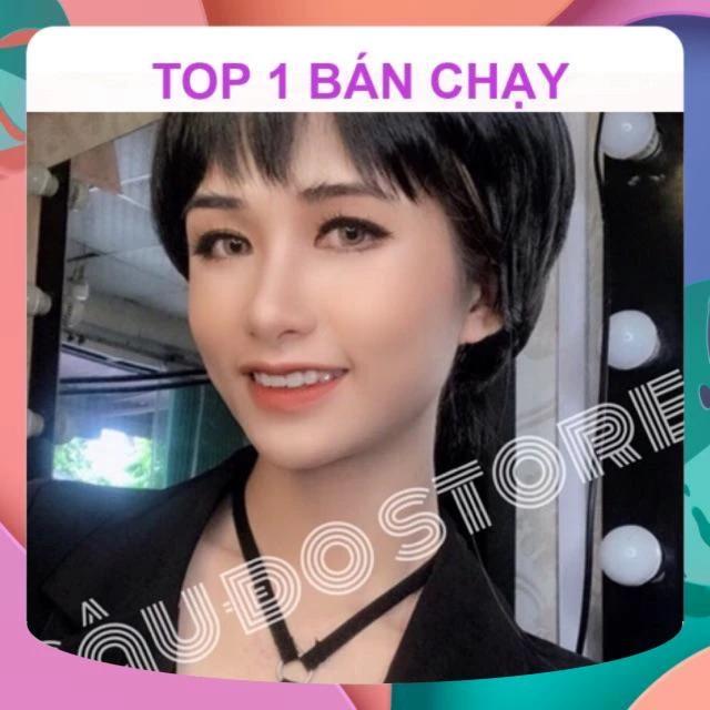 [TẶNG LƯỚI TRÙM] TÓC GIẢ TOMBOY/ TÓC GIẢ TÉM ĐỦ MÀU CÓ DA ĐẦU LƯỚI HOA LOẠI CAO CẤP NHẤT