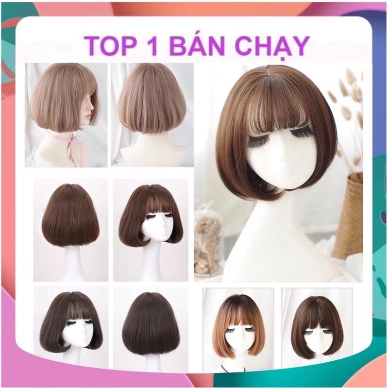[TẶNG LƯỚI TRÙM TÓC THẬT] BỘ VIC MÁI THƯA CỤP NHẸ VIDEO THẬT