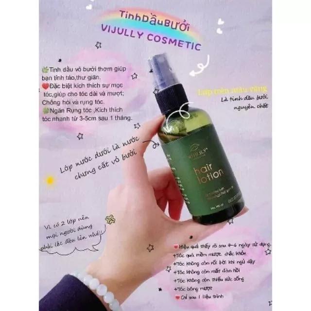 (Tặng quà hấp dẫn) Combo 10 Chai Tinh Dầu Bưởi Vi Jully Vừa Dùng Vừa Bán