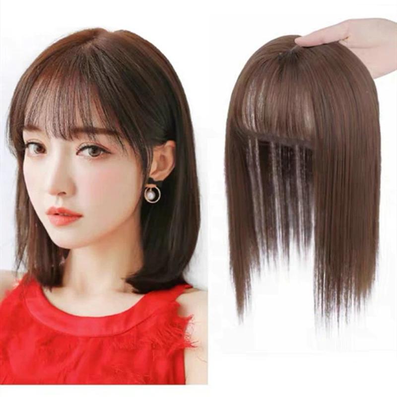 [TẶNG XỊT DƯỠNG] TÓC GIẢ PHỦ NỬA ĐẦU LỬNG NHIỀU MÀU CÓ MÁI/ TẠO KIỂU TÓC CÓ MÁI HÀNG CAO CẤP CÓ DA ĐẦU
