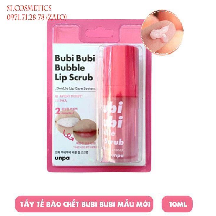 Tẩy Tế Bào Chết Môi Sủi Bọt Bubi Bubi Lip By Unpa