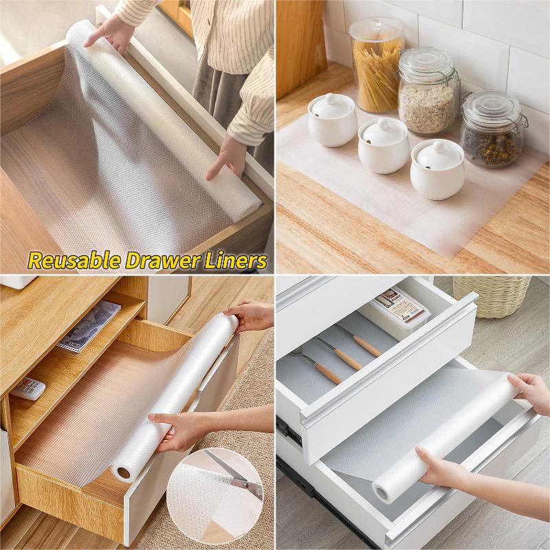 Thảm đựng đồ ăn bằng giấy trong suốt Thảm tủ gia đình Thảm ngăn kéo chống thấm nước