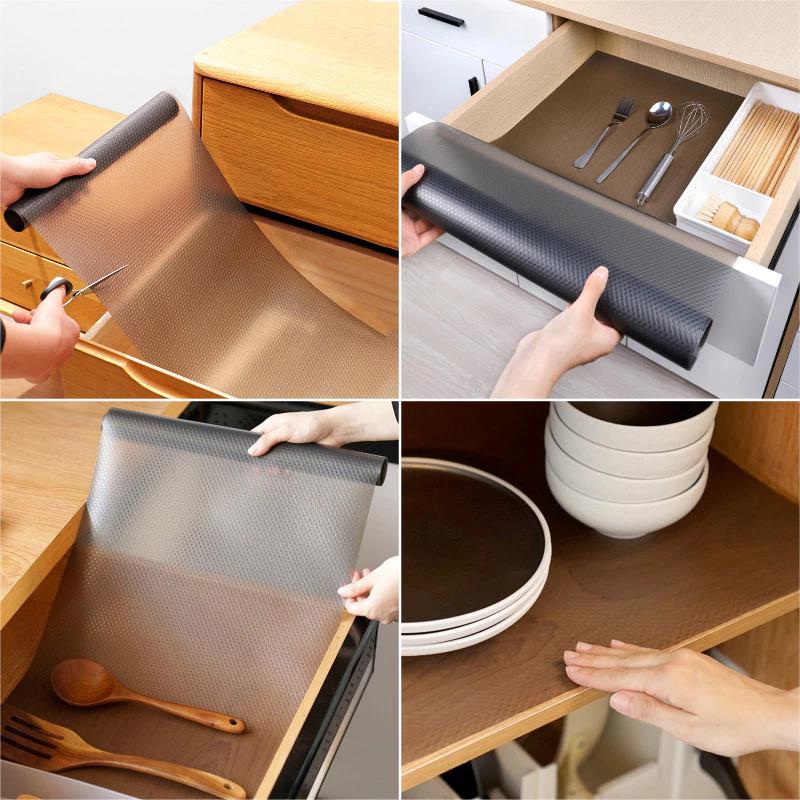 Thảm giấy đơn giản Bàn trong suốt Thảm chống thấm nước Tủ ngăn kéo đa chức năng