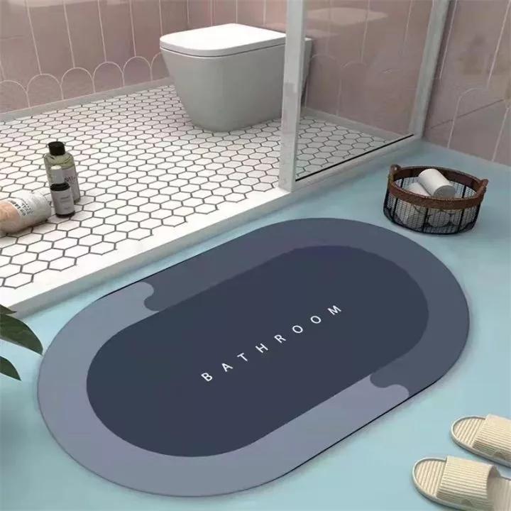 Thảm silicon chân hút nước siêu thấm, Thảm Dậm Chân Silicon - Thảm Lau Chân Chống Trượt