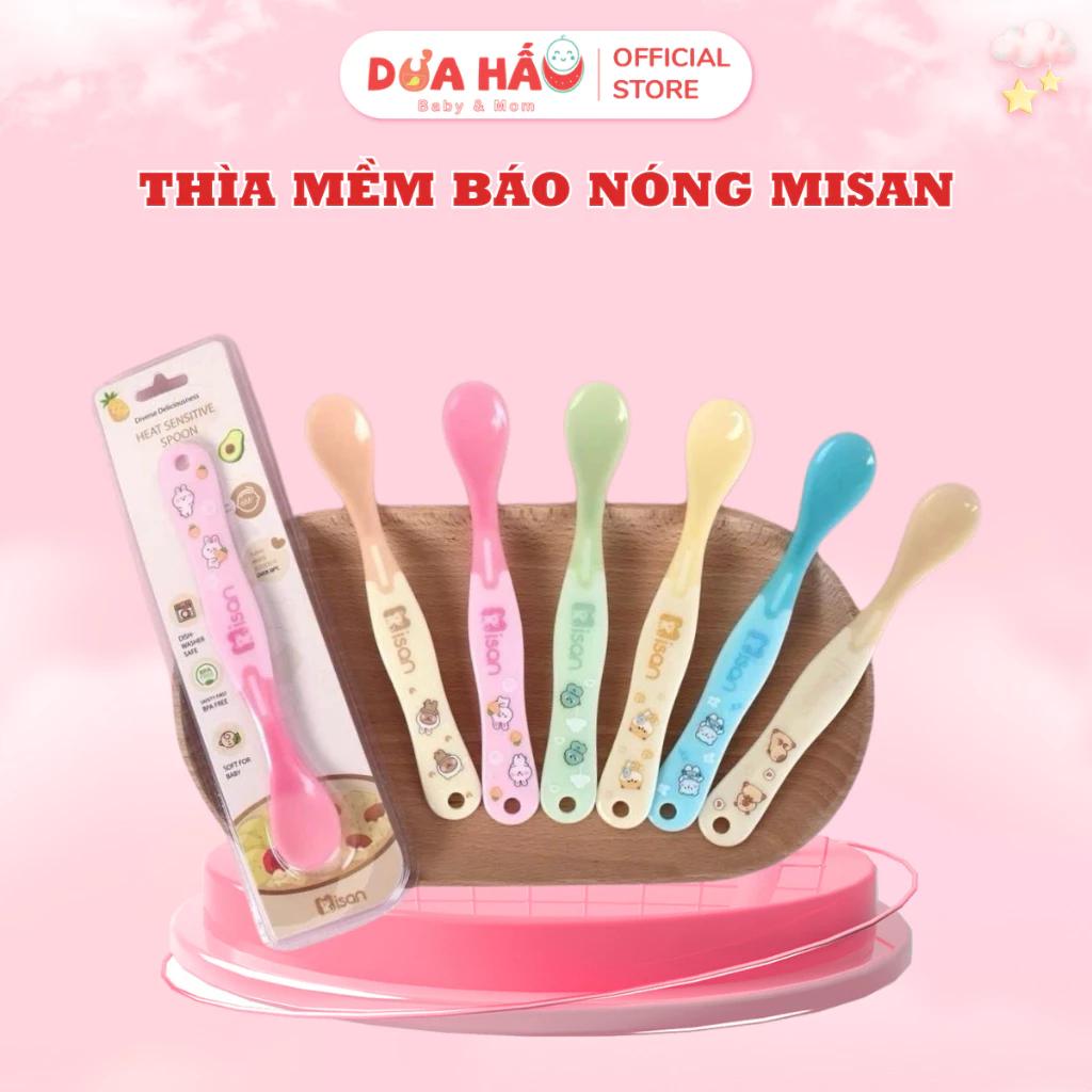 Thìa Mềm Báo Nóng Misan Cho Bé Ăn Dặm, Tiện Lợi Shop Dưa Hấu Baby & Mom