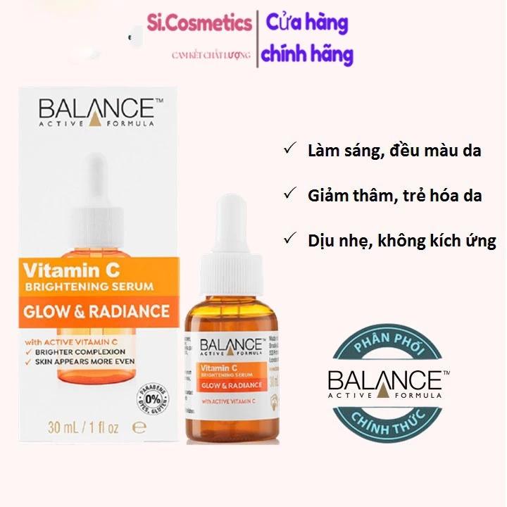 Tinh Chất giảm Thâm, Trắng Da Balance Active Formula Vitamin C Brightening Serum 30ml