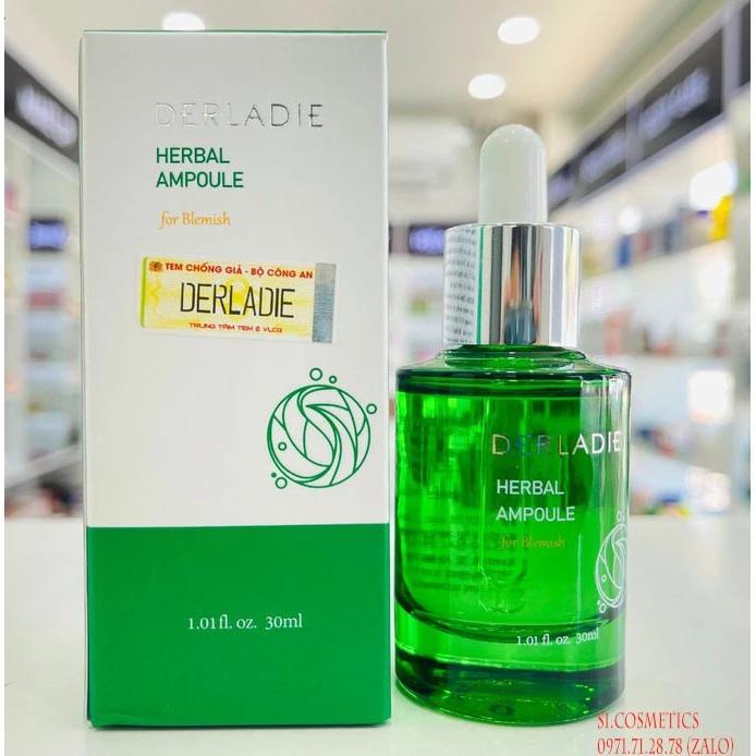 Tinh Chất Tràm Trà Giảm Mụn Serum Derladie Herbal Ampoule For Blemish 30ml