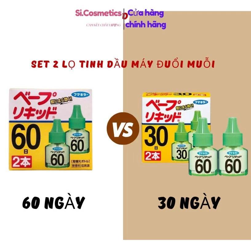 TINH DẦU ĐUỔI MUỖI NHẬT BẢN 30 - 60 NGÀY (HỘP 2 CHAI)
