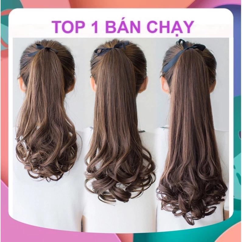 ❤️TÓC GIẢ BUỘC/ TÓC GIẢ CỘT XOĂN ĐỦ ĐỘ DÀI❤️ SỈ TÓC QUỐC TÓC GIẢ ĐẸP
