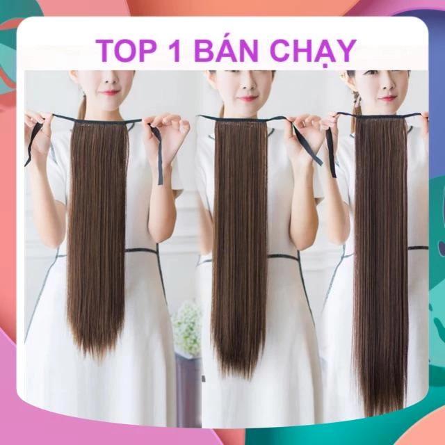 ?TÓC GIẢ SIÊU CẤP? CỘT TÓC THẲNG ĐỦ ĐỘ DÀI ĐỦ MÀU CÓ GHIM CÀI VÀ DÂY CỘT CHẮC CHẮN