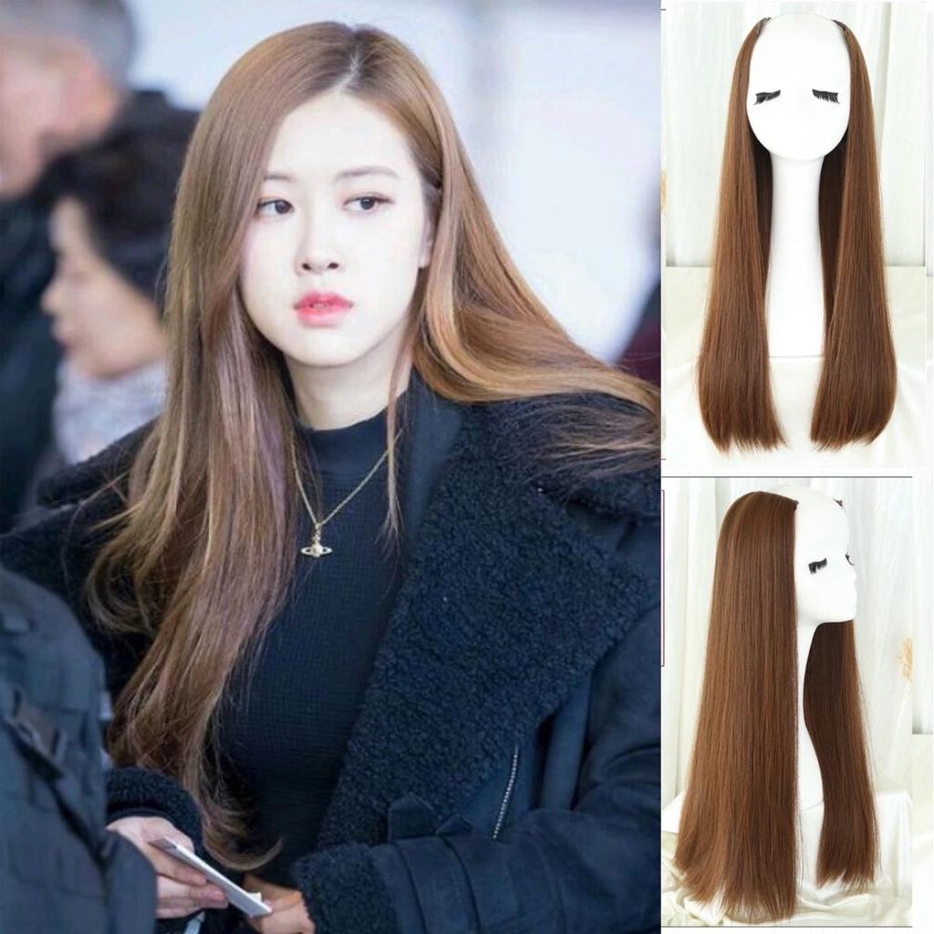 TÓC KẸP ROSE (BLACKPINK) SIÊU DÀI SANG CHẢNH HÀNG CAO CẤP