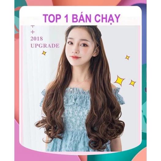 TÓC KẸP XOĂN DẢI DÀI 55-60CM, RỘNG 25CM ĐỦ MÀU